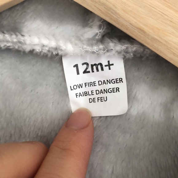 Baby bear plush robe - Picture 3 of 6